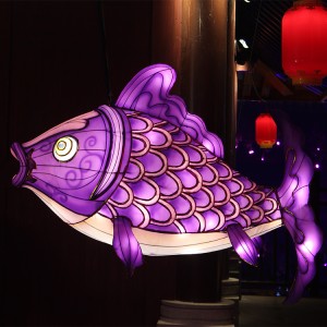 Prilagodite obliko živali Pisane ribe Festival kitajskih luči
