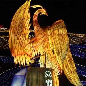 Кытай традицион фонарь фестивале бизәлеше LED су үткәрми торган фонарь төркеме яктылыгы