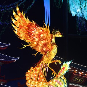 Hiasan Pesta Tanglung Tradisional Cina Lampu Kumpulan Tanglung Kalis Air LED
