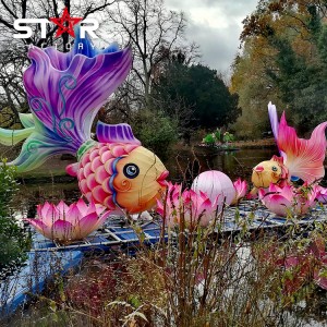 Decoração do Festival de Ano Novo Lanterna Chinesa de Peixe