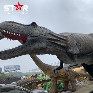 Subĉiela Vigla Dinosaŭro Dinosaŭro Parko Vigla Robota Dinosaŭro Subĉiela Modelo