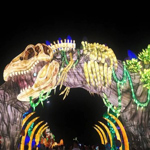 Китайська прикраса Фестиваль ліхтариків у формі тварини Левовий ліхтар