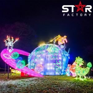 Lanternas de decoração chinesa em tamanho real Lanterna de festival de desenhos animados