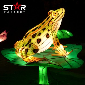 Водоустойчив Led животински светлинен фенер Китайски фестивал на жабите фенери