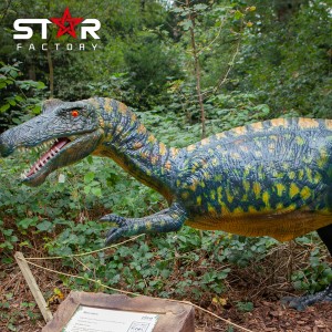 פארק היורה גדול בגודל טבעי דינוזאור אנימטרוני רובוטי