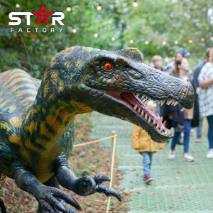 Jurassic Park Large Animatronic Robotic Dinosaurie i naturlig storlek
