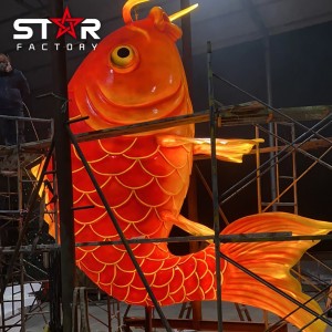 Ανώτερης ποιότητας Δημοφιλές προϊόν Resin Sea Animal Fish Animal Sculpture