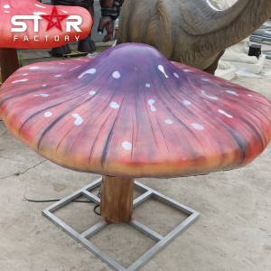 Resin Crafts Chinese Factory Veselglas Sampioen-beeldhouwerk
