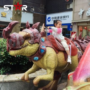 Tunggangan Dinosaur Buatan Syiling Dikendalikan Kiddie Rides