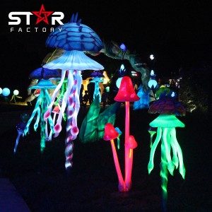 Méduse lumineuse nouvel équipement de parc d'attractions pour enfants