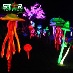 Luminous Jellyfish New Amusement Children Park Equipment