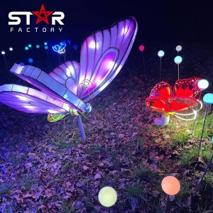 Kitajska lučka, dekoracija luči, risana živalska svilena lučka