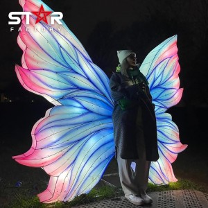 Ліхтар-метелик штучного освітлення для виставки ліхтарів на відкритому повітрі