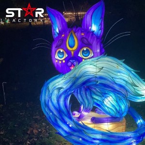 Čínský dekorativní festival Lantern Park dekorace Zvířecí lucerna