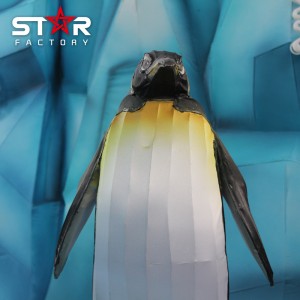 פסטיבל פנס סיני בגודל טבעי פנס פינגווין חג המולד פנס