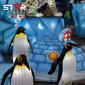 Festîvala Fenerê ya Çînî ya Çînî Penguin Penguin Lantern