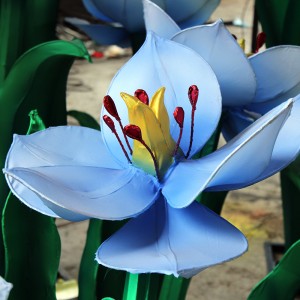 Custom Outdoor Flower Lantern Festival Dekorasyon LED Waterproof Flower Light