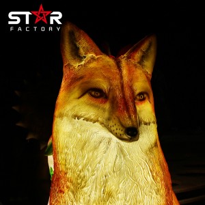 Animal Arts Lasikuituveistos Sisustus Polyresin Fox -patsas