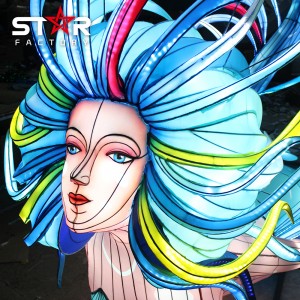 Decorazione scenica di Parcu di Carnaval di Festival di Lanterna di Sirena simulata