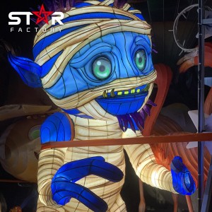 Ta'uta'ua Oloa Lantern Festival Cartoon Monsters Lantern Show