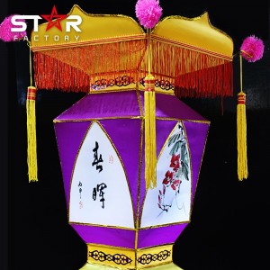 Уникален дворцов фенер Китайски традиционен китайски фенер