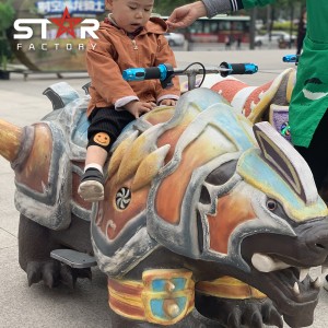 forlystelsespark udstyr kiddy rides walking dinosaur