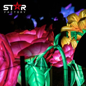 Outdoor Chinese Seid Lantern Blummen