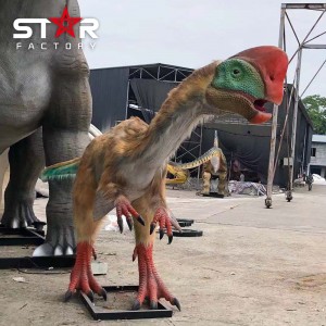 Huvipuiston mekaaninen animatronic dinosaurusmalli
