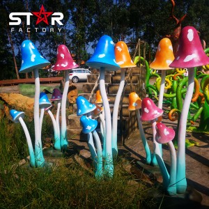 Superior Quality Popular Product Luminous Mushroon Statue