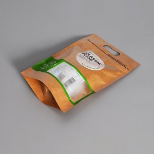 ECO Friendly Biodegradable Stand Up Zipper Bags para sa Pagkain at Damit