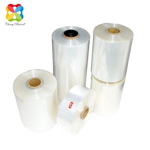 White PP PVC Shrink Digital Printing Film ក្រុមហ៊ុនផលិតវេចខ្ចប់ផលិតផលអាហារ