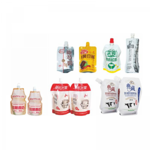 सोया दूध, दूध, दही साठी CHXG-5C स्वयं-सपोर्टिंग बॅग भरणे आणि कॅपिंग
