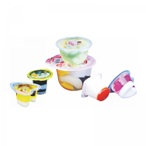 Machine de remplissage et de scellement de gelée et de pudding double ou trois couleurs remplie de gobelets de la série CFD