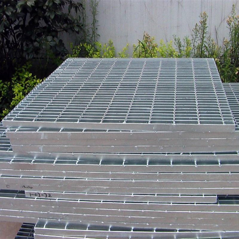 Reixa de barras de aceiro de materiais de construción metálicos de alto estándar Reixas de aceiro resistentes para plataforma