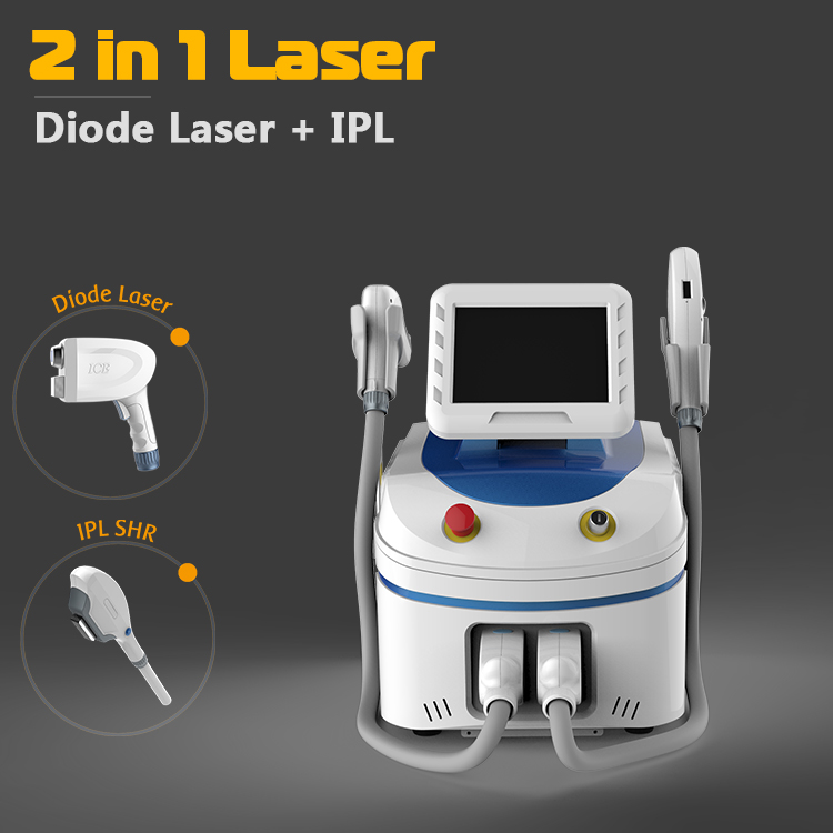 Лазерна машина для видалення волосся з діодним Ipl. Гарна якість. Портативний діод із потрійною довжиною хвилі. Китайська лазерна машина для епіляції Ipl.