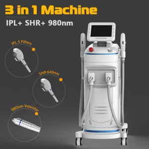 Hot sale Beauty Equipment Machine - STE multi functional machine IPL SHR 640nm super hair removal laser plus 980nm laser Vascular disease treatment laser – Stelle