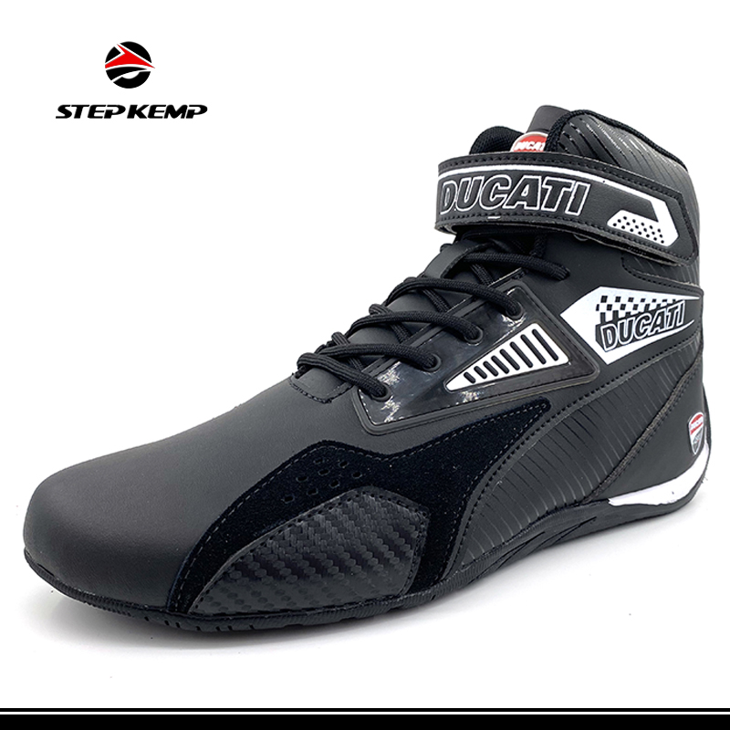 DUCATI Mens Track and Field Spikes Race Sneakers Professional Racing Shoes