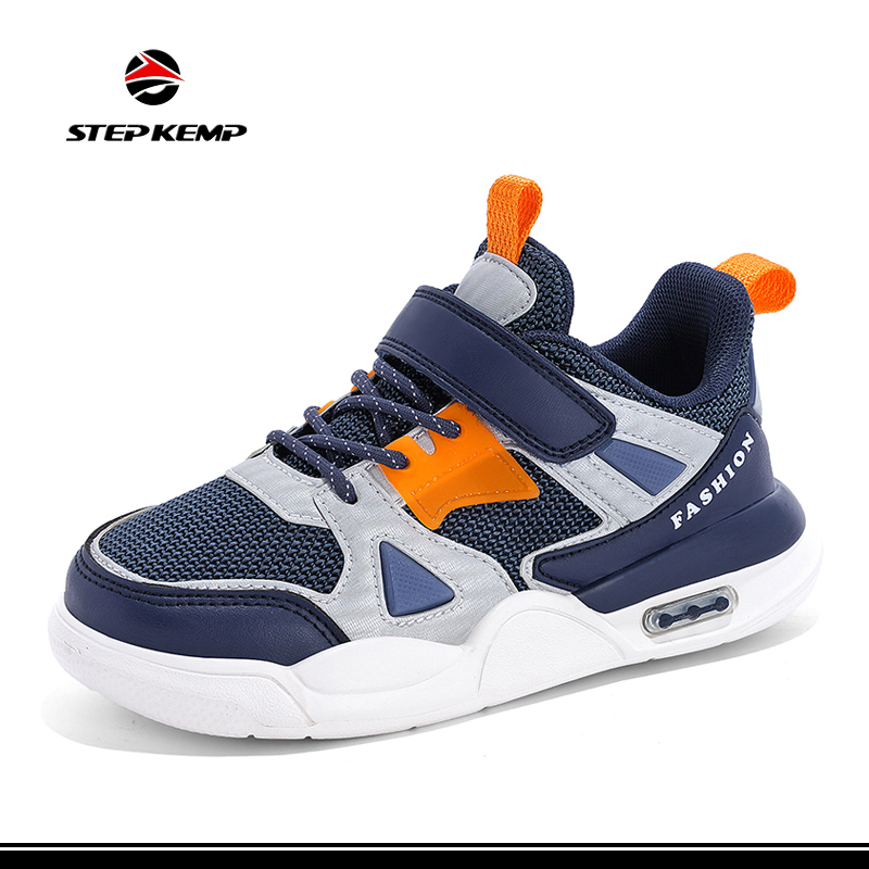 Këpucë të reja sportive për fëmijë në modë për djem Atlete për vajza për studentë Këpucë skateboard me rrjetë frymëmarrjeje