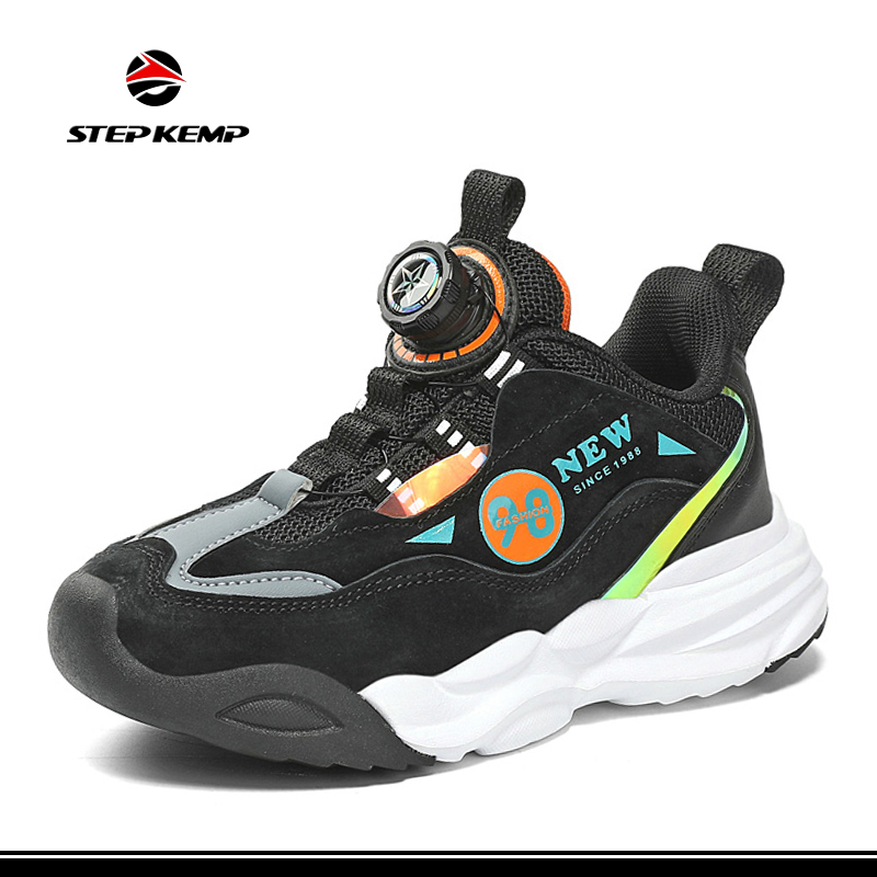 Ankizy Tsy Slip Sneakers Ankizilahy Ankizivavy Athletic Run Walking Tennis Gym Shoes