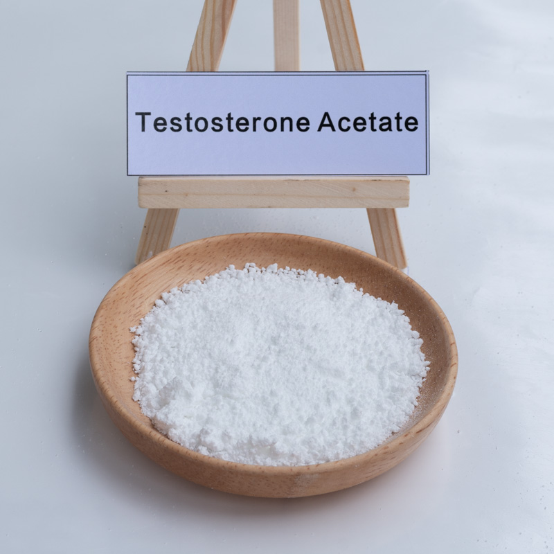 White Steroid Powder Testosterone Acetate For Muscle Gain CAS 1045-69-8