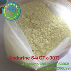 Lìbhrigeadh Sàbhailte CAS: 401900-40-1 Bodubuilding Andarine S4 Raw Powder 99% Purity