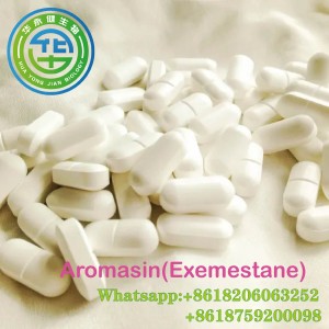 Aromasin 25mg Kaabayaasha Estrogen-ka Anti-Estrogen Exemestane 100pic/dhalo CAS 107868-30-4