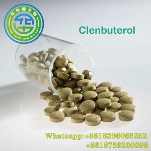 Pillole in polvere di steroidi per culturismo orale Clenbuterol 40 mcg 100 pillole / bottiglia