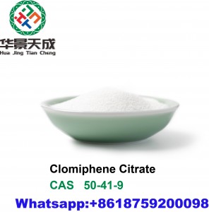 Anti Aging Muscle Gain Clomid Steroids CasNO. 50-41-9 White Crystalline Clomiphine Citrate Powder