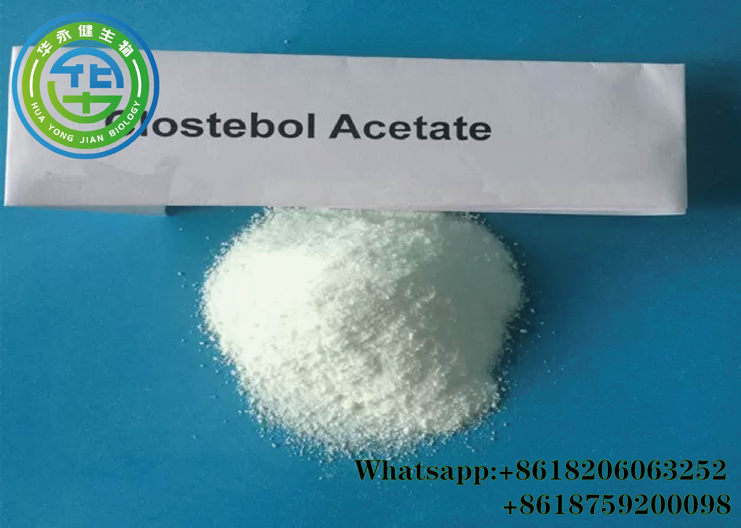 Clostebol Acetate Turinabol Testosterone Raw Powder Alang sa Pag-angkon sa Kaunuran, CAS 855-19-6 Featured Image