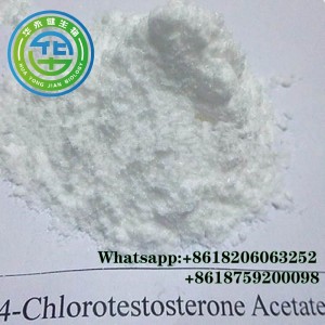 گرم وڪرو Turinabol 4-Chlorotestosterone Acetate Clostebol Acetate Body Fitness Steroid پائوڊر