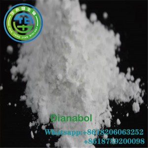 Muskuļu masa Dianabol iekšķīgi lietojams anaboliskais steroīdu pulveris Methandrostenolone CasNO.72-63-9