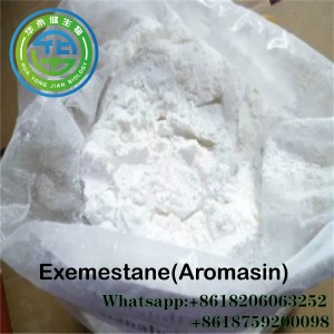 Anti Estrogen Aromasin Raw Steroid Powders mo te maimoatanga mate pukupuku uma Exemestane estrogen blocker CasNO.107868-30-4