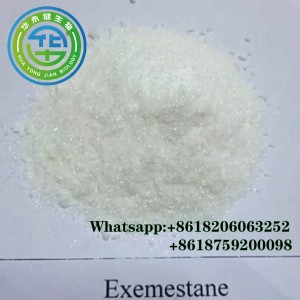 Anti-Estrogen Epektibo nga Exemestane / Aromasin Powder alang sa Pag-angkon sa Kaunuran CAS 107868-30-4