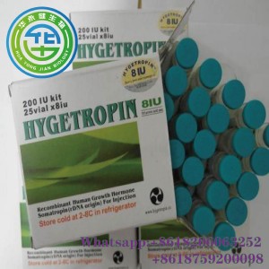 I-Hygetropin 200IU Paypal Bitcoin Yamukelwe i-HGH 176-191Raw Steroids Powder Factory Supplier